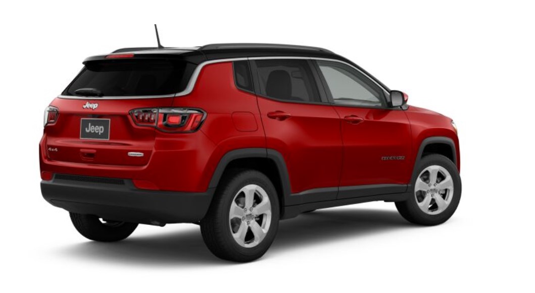 2019 Jeep Compass Latitude Rear Red Exterior